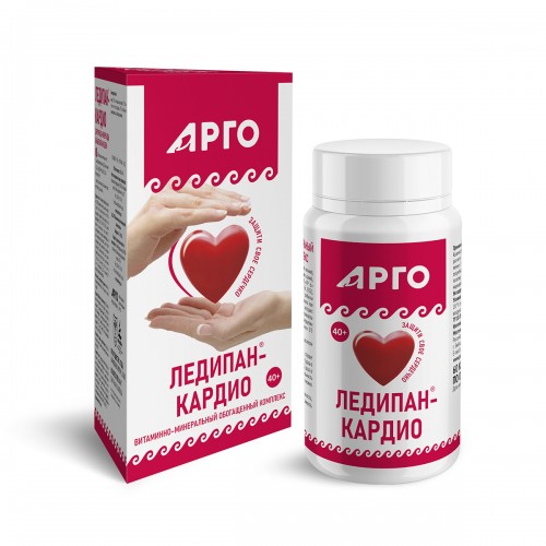 Купить Витаминно-минеральный обогащенный комплекс Ледипан-кардио, капсулы, 60 шт  г. Смоленск  