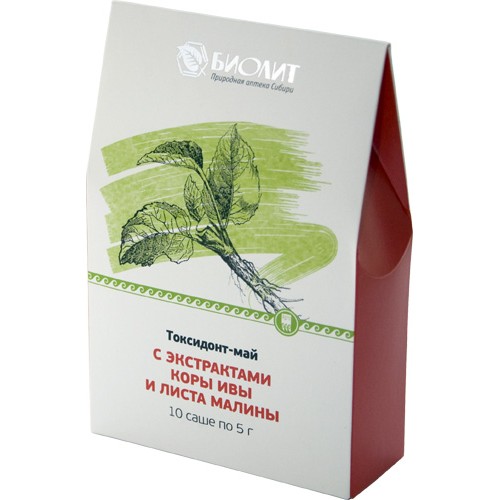 Купить Токсидонт-май с экстрактами коры ивы и листа малины  г. Смоленск  